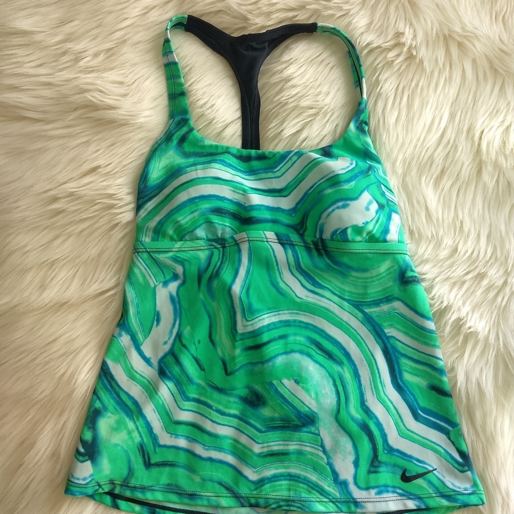 Nike Racerback Swimsuit Tankini Top NWT size S